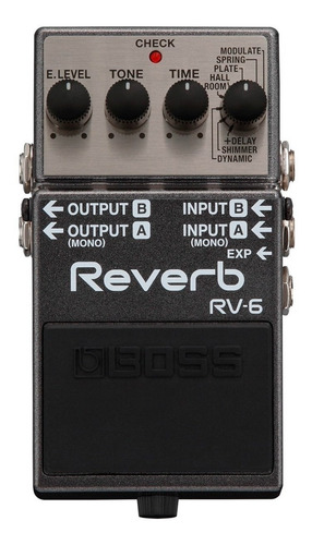Imagen 2 de 2 de Pedal de efecto Boss Reverb RV-6 negro