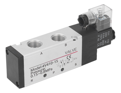 / Electroválvula Pt De 1/2 Pulgada Con Inversión De 2