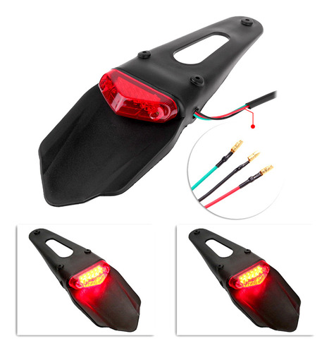 P Luz Trasera De Freno De Motocicleta, Guardabarros