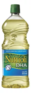 Aceite puro de soya vegetal dha Nutrioli botella850 ml