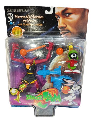 Boneco Space Jam Marvin The Martian Vs Nawt From 1996 Vilão