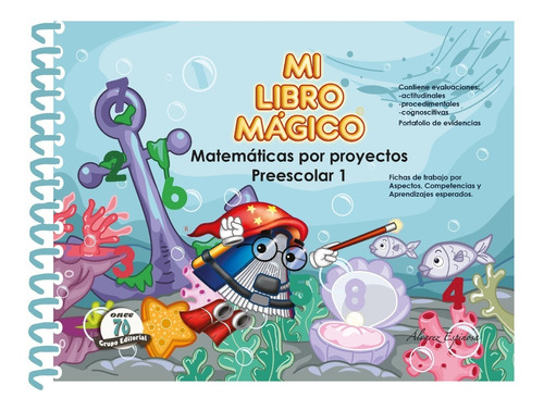 Mi Libro Mágico - Matemáticas Por Proyectos - Preescolar 1