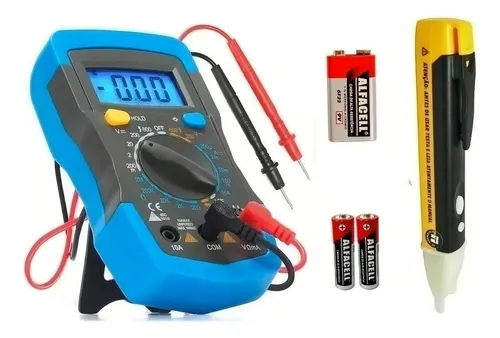 Multímetro Digital Exbom MD-180L com Display Iluminado e Caneta T...
