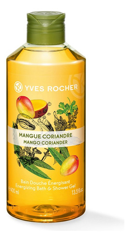 Gel De Ducha Corporal Mango Y Cilantro - Yves Rocher 400 Ml