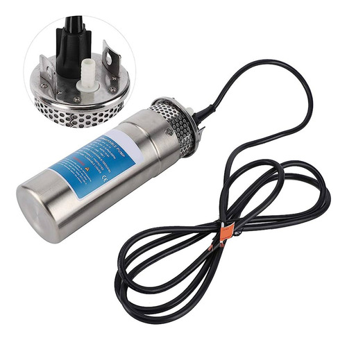 Bomba Sumergible 12v 12 L/min Acero Inoxidable Salida 1/2´´