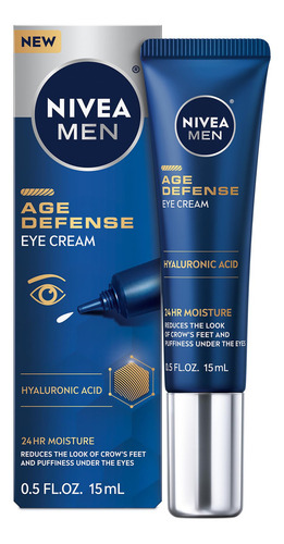 Crema de ojos Nivea Men Age Defense con ácido hialurónico