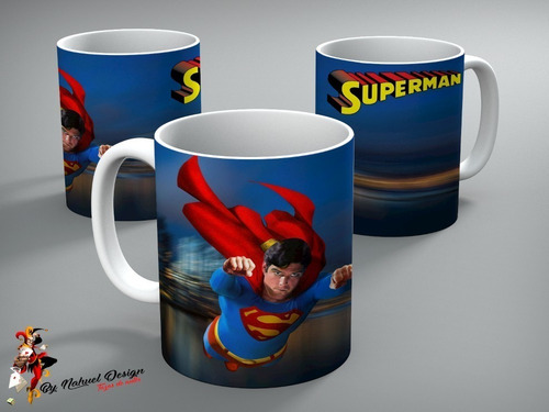 Taza - Tazón De Ceramica Superman Retro Christopher Reeve