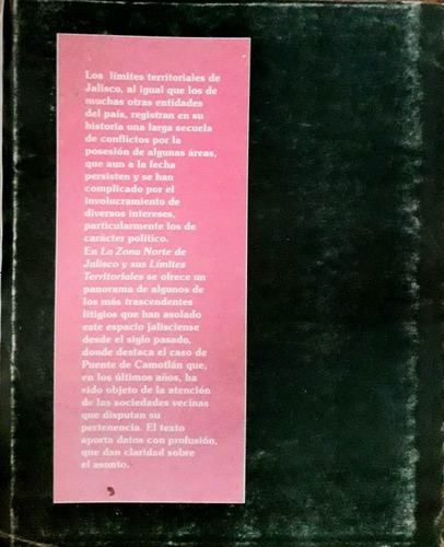 La Zona Norte De Jalisco Y Sus Límites Territoriales (Usado)