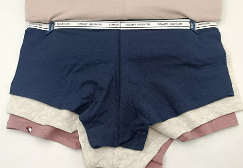 Paquete 5 Boxer Boyshort Tommy Hilfiger Mujer Originales