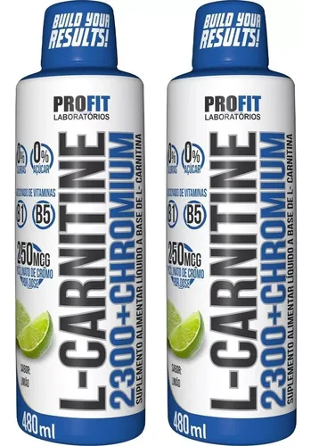 comprar 2x Termogênico L-carnitina Líquida Açaí Com Guaraná - Profit Sabor 2x Açaí Com Guaraná