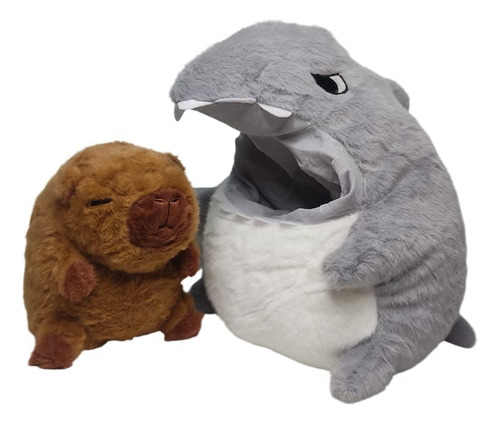 Peluche Capibara Cocodrilo Tiburon Kawaii Carpincho Capibara Tiburon
