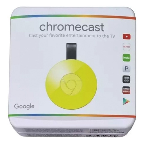 Caja Chromecast Embalaje Original Solo Caja