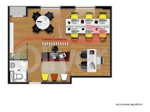 Imagem 5 de 6 de Empreendimento Vega To Work, Sala Comercial, Agua Verde, Curitiba, Parana - Sa00026 - 33104399