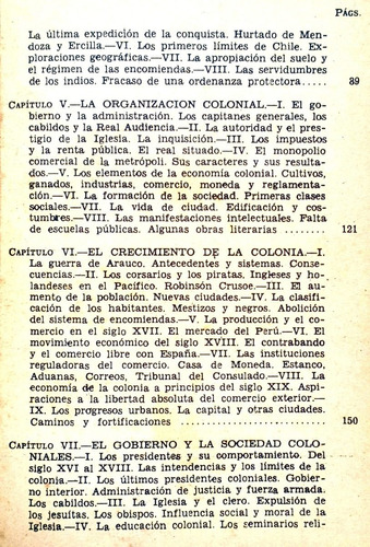 Historia De Chile Luis Galdames Empresa Editora Zig Zag 1944 (Usado)
