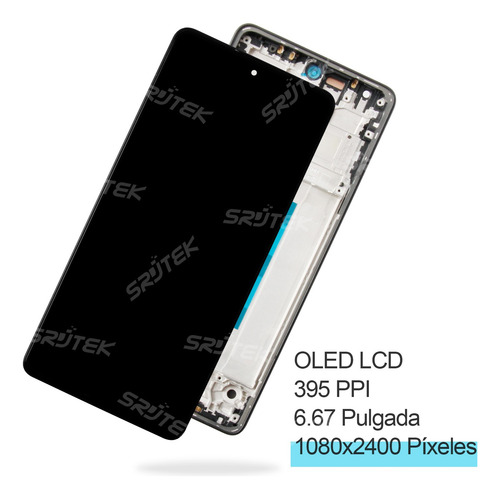 Tela Frontal Para Redmi Note 13 Pro 4g 23117ra68g Aro Oled