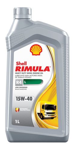 Aceite De Motor Shell Rimula R4 L 15w40 1 Litro