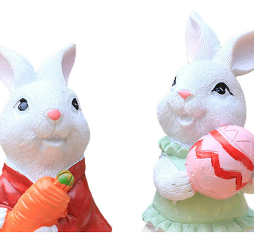 Estatua De Conejo De Pascua, Estatuilla De Moderna Para Mesa