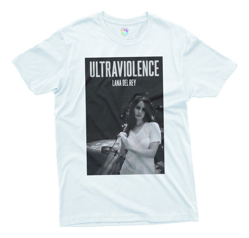 Polo Estampado Con Portada De  Lana Del Rey Ultraviolence