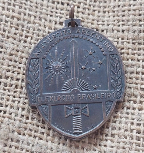 Medalla Visita Representación Argentina A Brasil 1939 - 335