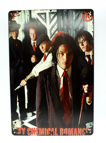 Cartel Poster Placa My Chemical Romance Decoracion Rock Bar