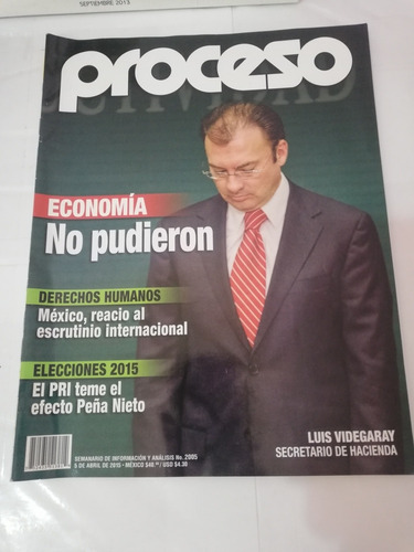  Proceso No 2005 Abril 2015 Economía No Pudieron