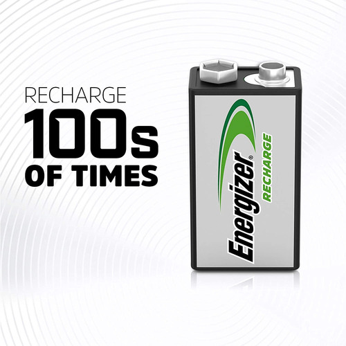 Imagen 2 de 2 de Pila Energizer Recargable 9v Nh22 Blister Con 1 Pieza 175 Mah Ni-mh Forma Rectangular