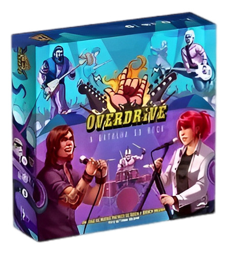 Overdrive A Batalha Do Rock Jogo De Tabuleiro