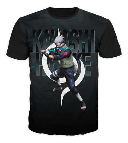 Camiseta Naruto Kakashi Itachi Sasuke Adultos Y Niños Ref 24