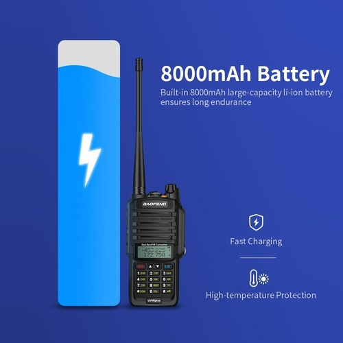 Radio Baofeng Uv-9r Plus Bidireccional A Prueba De Agua