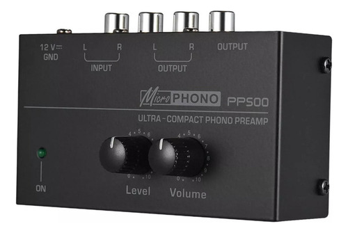 Pp500 Phono Tocadiscos Preamplificador Entrada Rca Salida