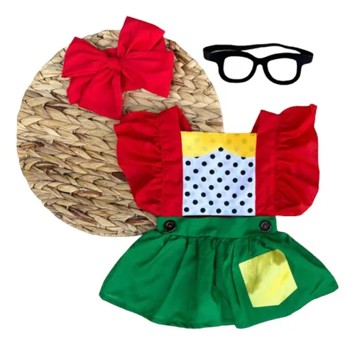 Vestuario de la chilindrina para niña hotsell