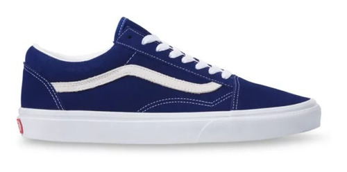 Zapatillas Vans Mod Old Skool Azul Cuero Nueva Coleccion