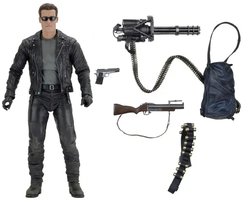 NECA Terminator 2 3D T-800 フィギュア　ターミネーター Tk0 Neca Terminator 2 Judgment Day 3d T-800 1/4 45cm | MercadoLivre