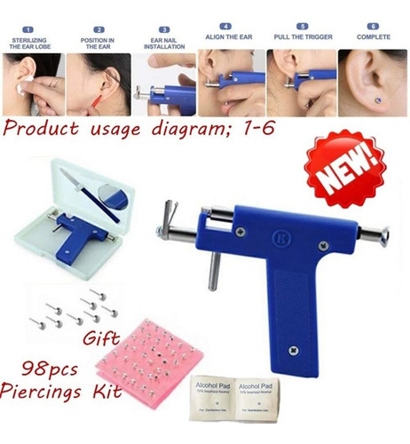 Máquina Piercing Do Umbigo Do Nariz Da Orelha Do Umbigo Com