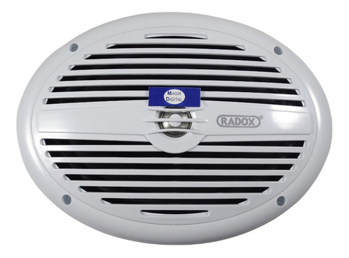 Bocinas 6x9 PuLG Marinas Radox 065-825 1200 Watts 2vias Color Blanco