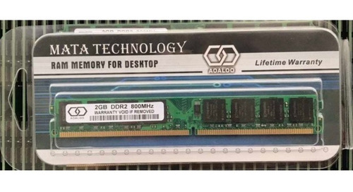 Imagen 2 de 2 de Rápida Memoria Ram Ddr2 Nuevo 2gb 800mhz Para Escritorio