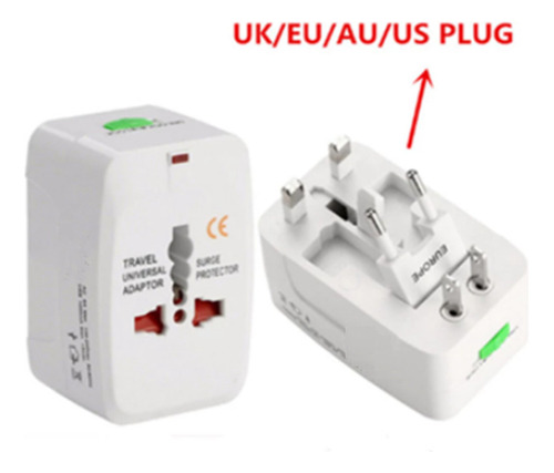 Adaptador Europeo Viajero Convertidor Universal 110 A 220 V