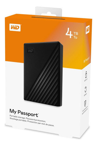 Wd My Passport Disco Duro Externo De 4 Tb