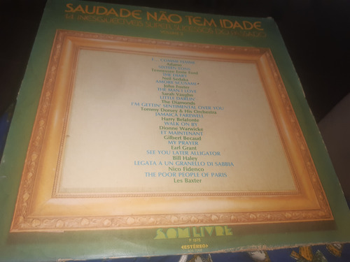 Lp Saudade Não  Tem Idade  Vol 2