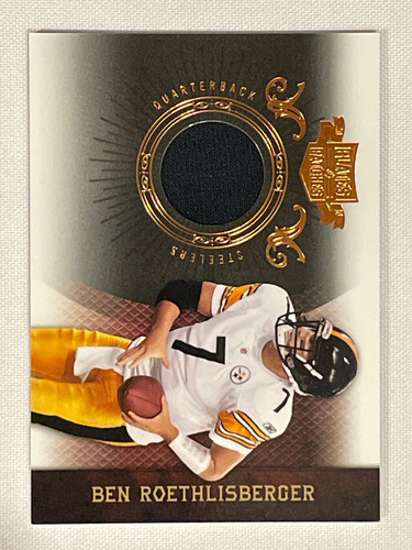 Big Ben Roethlisberger Game Used Jersey Card Panini 136/299 (Usado)
