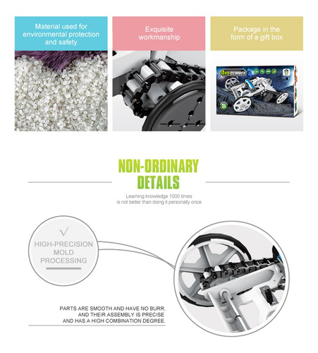 Kits Stem Robótica 4wd Para Niños De 8 A 12 Años Personaje Color