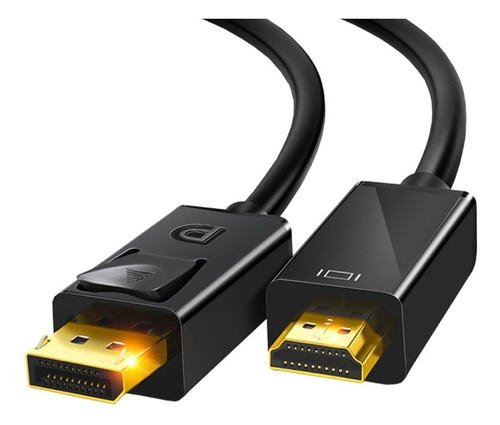 Cabo Conversor Displayport Para Hdmi 1,80m 4k Full Hd 60hz