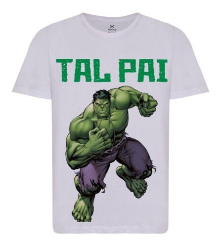 Kit Camiseta Tal Pai Tal Filho Hulk