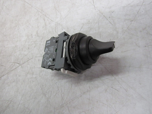 Abb Interruptor Selector In Tipo Perilla Negro Modular