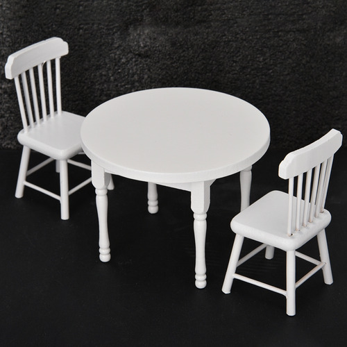 Mesa Dollhouse, Silla, Accesorios Para Casas De Muñecas, Sim