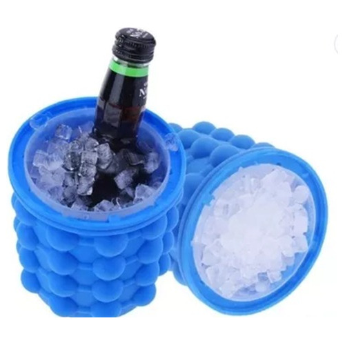 Cubetera Y Cubo Para Hielo Silicona 2 En 1