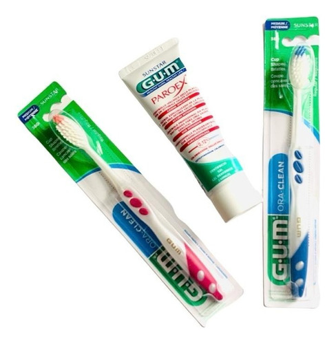 Pasta Gingivitis Paroex Gum + 2 Cepillos Oral-clean 360