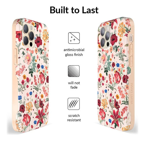 Capa De Caviar De Veludo Para iPhone 13 Pro Max