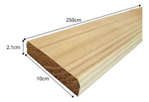 10 M2 Deck De Pinus Madeira Tratado Autoclave Cca Anti-cupim Natural Aparelhado