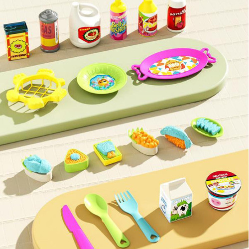 Juego De Simulación De Barbacoa Con Carrito, Juego De